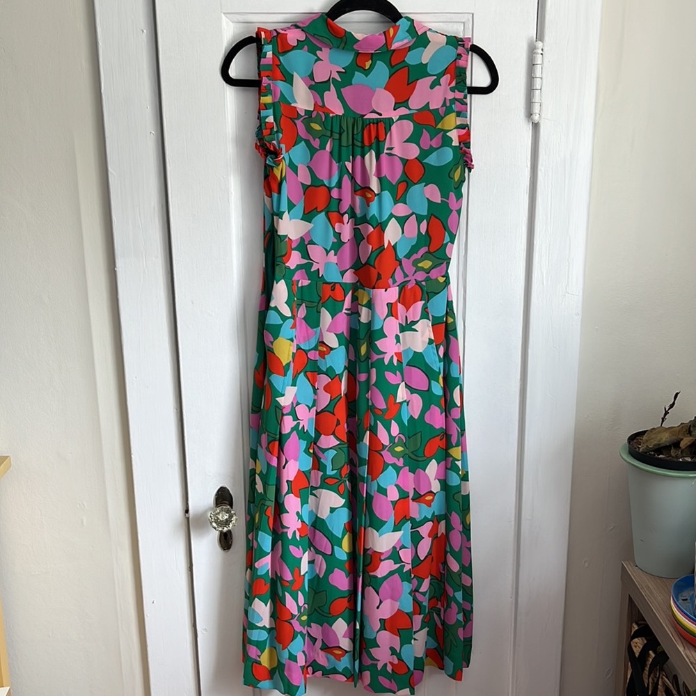 JCREW Pleated shirtdress in confetti floral - Picture 7 of 8